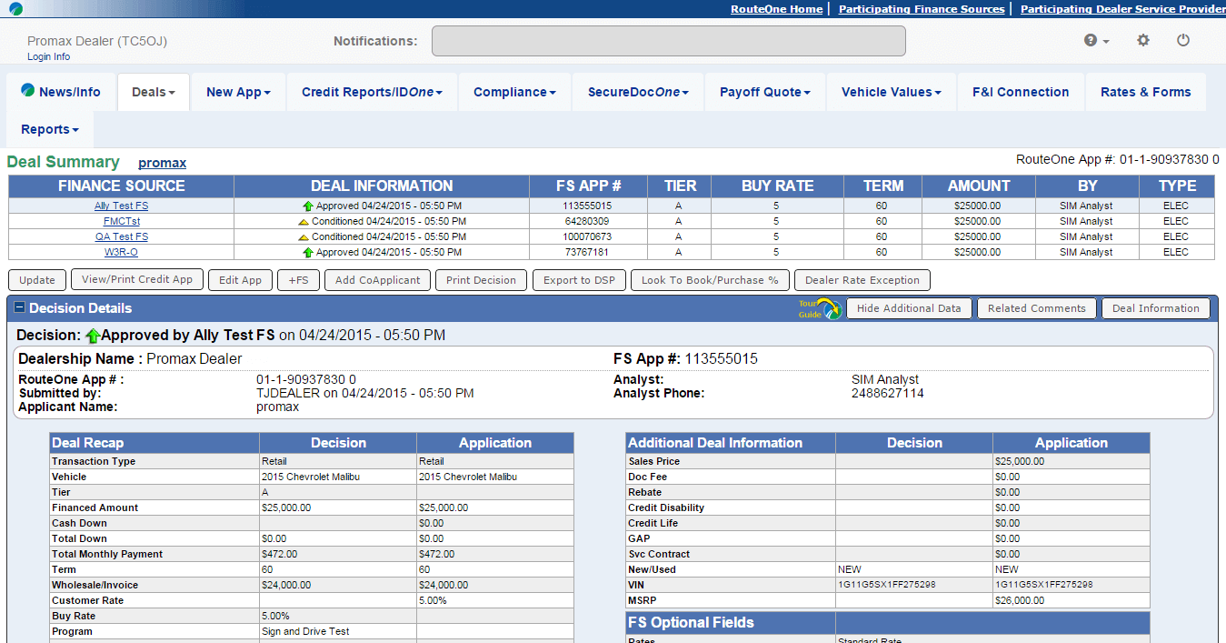 Routeone Dealer Login Login Pages Info